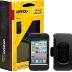 iPhone 4 4s OtterBox Defender All Black