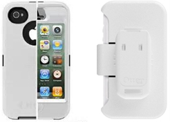 All White Otterbox Defender for iPhone 4/4s